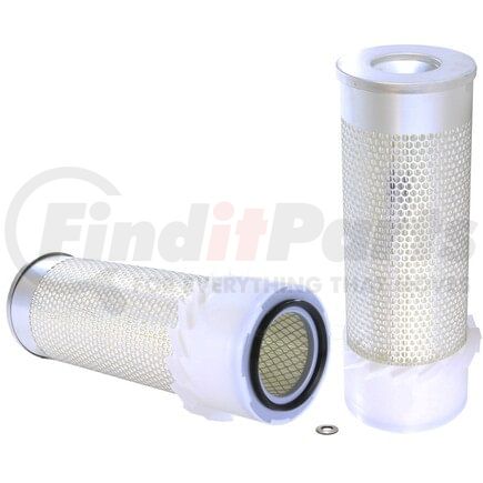 WIX Filters 42518 Engine Air Filter - 15.281 in. Height, 5.249 in. OD Top, 6.375 in. Bottom, with Fins