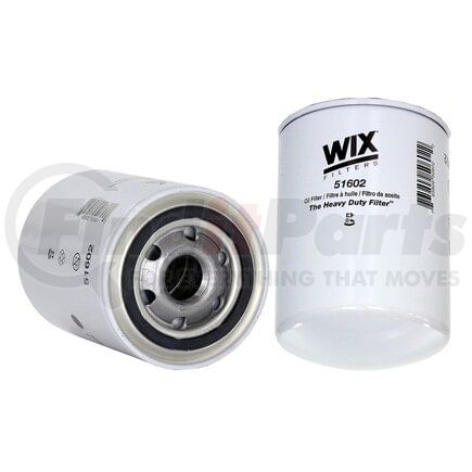 WIX Filters 51602 Engine Oil Filter - Spin-On, 17 Microns, 1-16 Inch Thread with Gasket