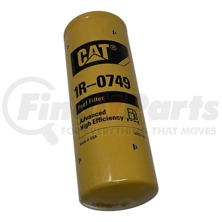 Caterpillar 1R0749 Fuel Filter - Secondary, Advanced High Efficiency, 1-14-2B Thread