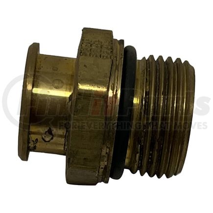 Freightliner 04-29923-000 Diesel Exhaust Fluid (DEF) Feed Line Fitting - Brass, 3/4 Orb x 3/4 Tapered