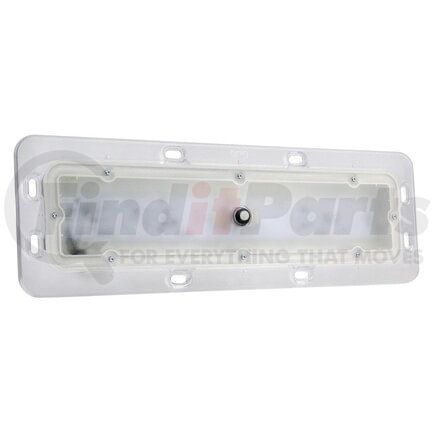 Grote 61P41 LED WhiteLight Recessed Mount 18" Dome Light, Rectangular Dome Lamp with Motion Sensor, 12V, 1000 Lumens