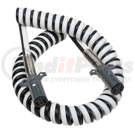 Grote 81-2215-V Liftgate Cable; Coiled, Dual Pole, 15', W 12" Leads/vertical pins