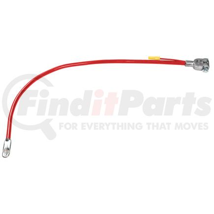 Grote 84-9372-R Battery Cable - 25 in., Centre, Red, 4 Gauge, with Lead Wire, Top Post