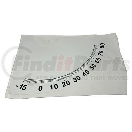 Manitex 4000186.002 Left Crane Boom Angle Indicator Decal