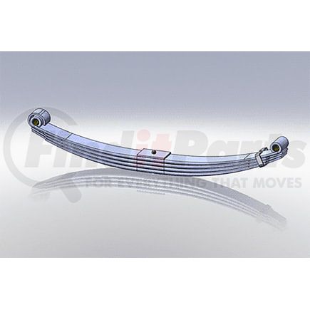 Dayton Parts 46-1294 Leaf Spring - Front, Parabolic Spring, 4-Leaf, 4 in. Width, OEM A1614012000