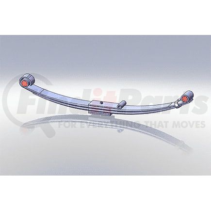 Dayton Parts 55-1208 Leaf Spring - Front, Parabolic Spring, 2-Leaf, 4 in. Width, OEM 3518228C1