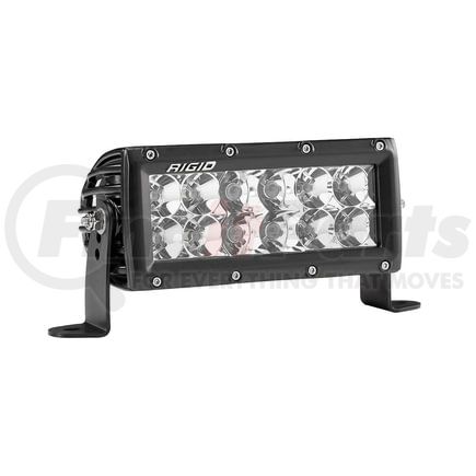 Rigid 106313 RIGID E-Series PRO LED Light, Spot/Flood Optic Combo, 6 Inch, Black Housing