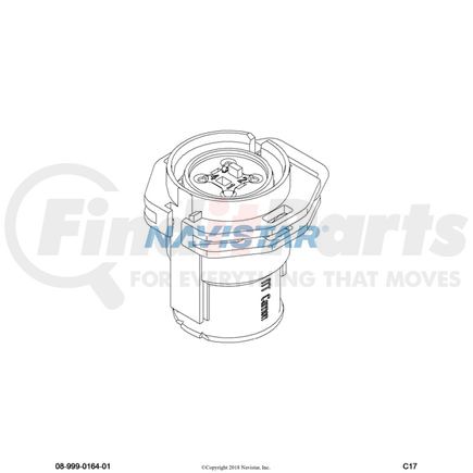 International 3537127C1 Body Wiring Harness Connector, Navistar Compatible