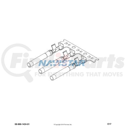 International 3555249C1 Electrical Cables Terminals, Navistar Compatible