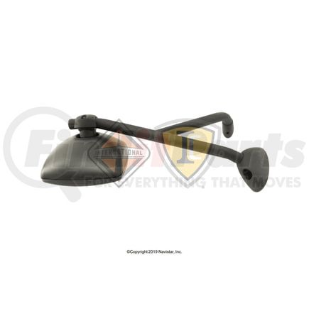 International 3554618C3 Mirror Fender Mounting Black MD107 Right, Navistar Compatible