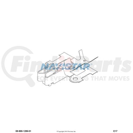 International 1661390C1 Terminal Cable Female Double, Navistar Compatible
