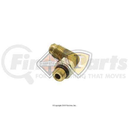 International 1858325C1 Elbow Fitting - Flared Tube 1/4" X M10, Navistar Compatible
