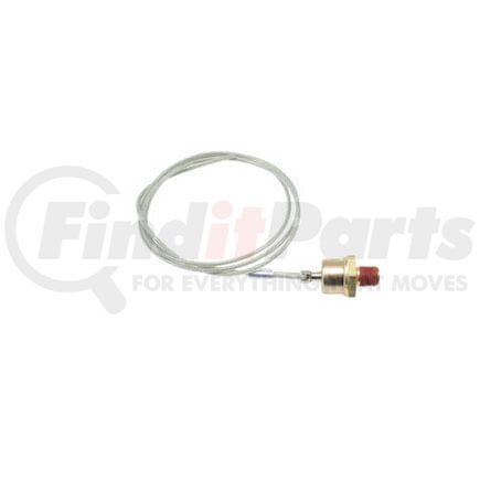 International 1659779C91 Air Brake Reservoir Drain Valve - With Cable, 25", Navistar Compatible