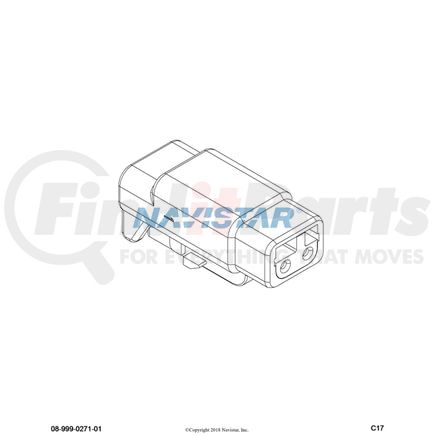 International 3518182C1 CONNECTR,CONNECTOR SOCKET PLUG