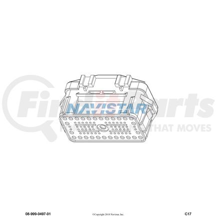 International 3595623C1 CONNECTR,CONNECTOR BODY 76-WAY