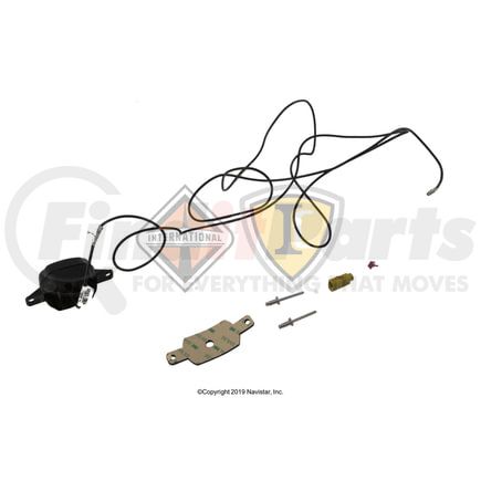 International 2595656C91 Satellite Antenna Kit - With Gasket And Rivets, Navistar Compatible