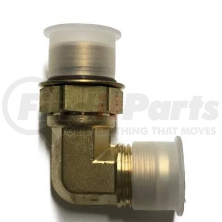 International 3843770C91 Elbow Hydraulic 37 Degree Flared, With O-Ring, Navistar Compatible