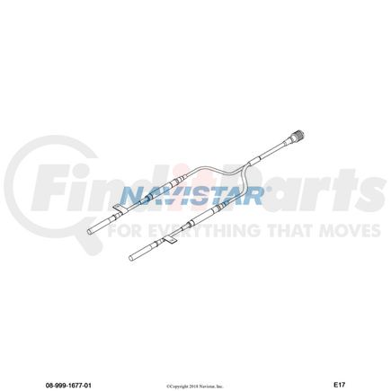 International 3554596C91 CB Radio Cable - Over Head Console, Navistar Compatible