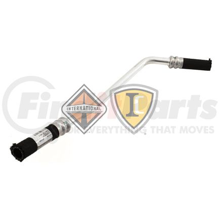 International 3837758C2 Air Brake Hose Assembly - Low Pressure 3/4 Od Steel Tube, Navistar Compatible