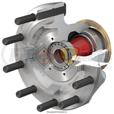 International 2601406C91 Wheel Hub - Disc Aluminum Front, Navistar Compatible