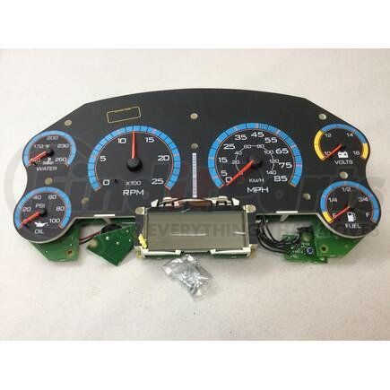 International 2602608C91 Cluster Ctr Blk Sp E/E 2010 4400, 7500, 7600, 7700, 8500, 8600, Cluster, Instrument (1720), Navistar Compatible