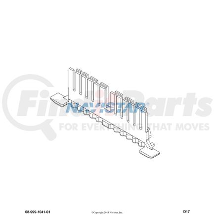 International 3553652C1 Body Wiring Harness Connector - GT Series Tpa, Navistar Compatible