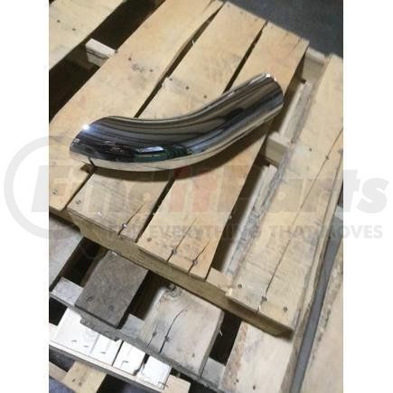 International 3853888C1 Exhaust Tail Pipe - Turnback Chrome, 4" O.D., 17.5" Long, Navistar Compatible