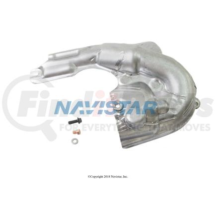 International 3008011C93 Exhaust Manifold Heat Shield Rear Kit, Navistar Compatible