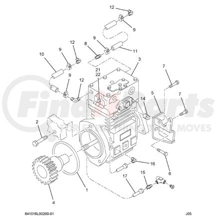 International 1694005C92 COMPRESSOR ASM AIR 550-SERVICE