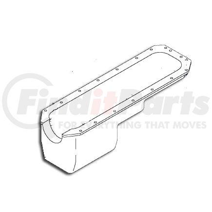 International 1830838C91 Pan, Package Oil Pan, Navistar Compatible