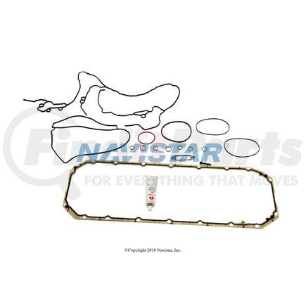 International 1842663C93 Engine Cover Seal Kit, Navistar Compatible