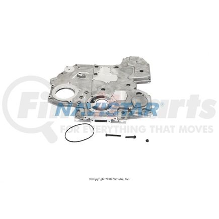 International 1881726C91 Engine Timing Cover - Front Half with Seal, Navistar Compatible