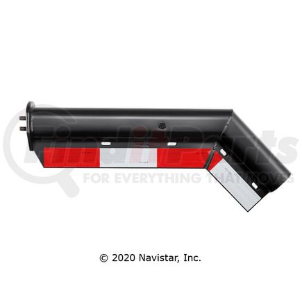 International 2503336C91 Mud Flap Mounting Bracket - Right Hand Painted 45 Degree, Navistar Compatible