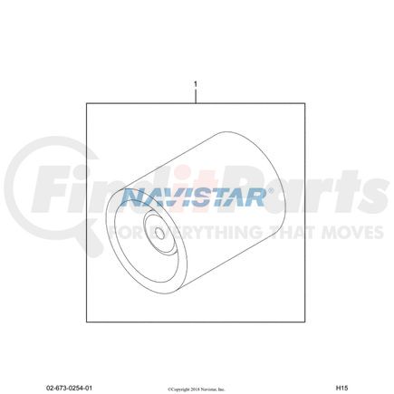 International 2507540C1 Refrigerant Fitting Cap, Navistar Compatible