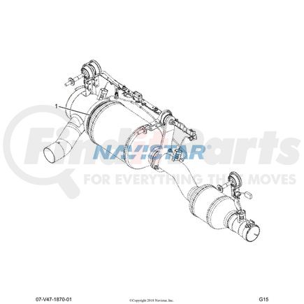 International 2594129C1 GASKET V-BAND FLANGE