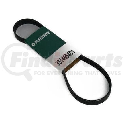 International 3514954C1 Accessory Drive Belt - Fan Ribbed "V" 6 Package 34.06" 865 MM, Navistar Compatible