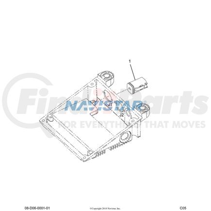 International 3559775C1 Resistor Terminating, Navistar Compatible