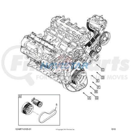 International 3565413C3 BELT FAN