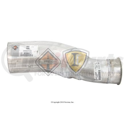International 3606862C1 Turbocharger Down Pipe, Navistar Compatible