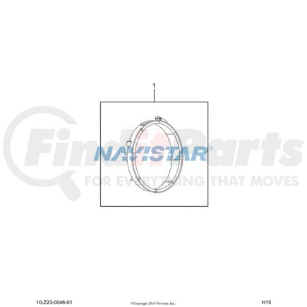International 576169C1 Hose Clamp, Navistar Compatible