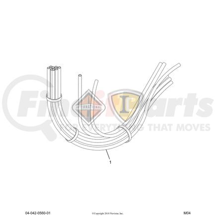 International 996205R3 Electrical Tape, Navistar Compatible