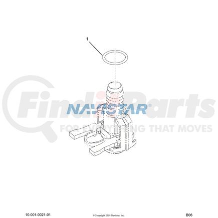 International 2506277C1 RING O FUEL LINE FITTING