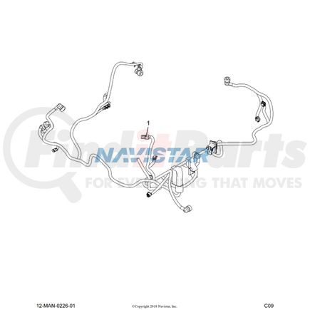 International 3006455C1 HVAC Blower Motor Resistor, Navistar Compatible