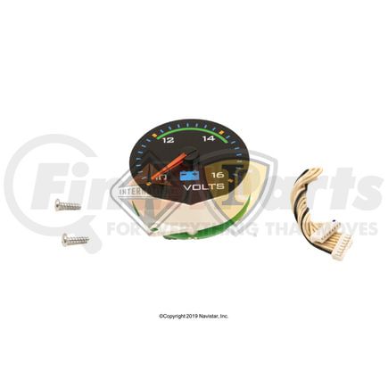 International 3554508C1 Voltmeter Gauge, Navistar Compatible