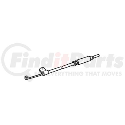 International 588044C1 Air Conditioner Control Cable - W/Black Flag, Navistar Compatible
