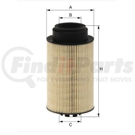 International 3004473C93 Fuel Filter Kit - With Cap And O-Ring, Fits Maxxforce 11 And 13 Engine Models, Navistar Compatible