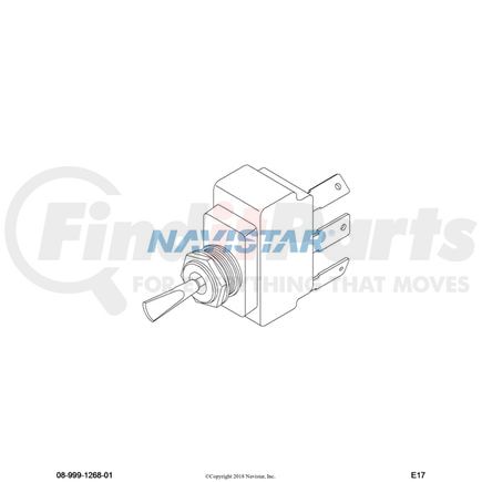 International 3519588C2 Cruise Control Switch - On/Off Momentary Off, Navistar Compatible