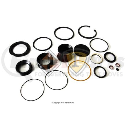 International 2592439C91 Steering Gear Complete Seal Kit with Snap Ring and L-Seal