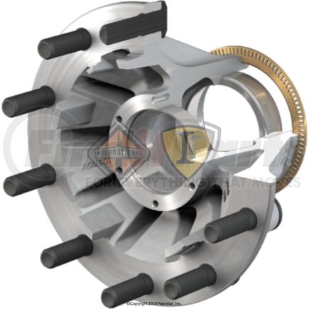 International 3533274C91 Wheel Hub - With Cups And Stud Front, Navistar Compatible