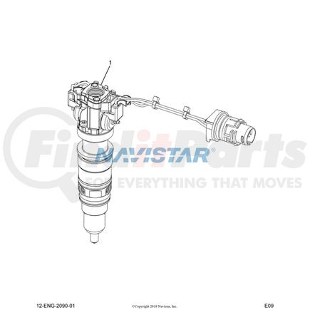 International 1878282C92 Remanufactured Injector Kit Assembly - With Seals, Navistar Compatible